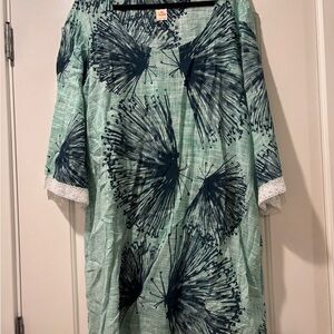 Elegant Green Long Sleeve Dress